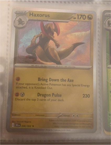 2014 Pokémon Black & White Plasma Storm #064 Haxorus — front