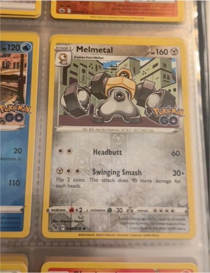 2022 Pokémon GO #046 Melmetal — front