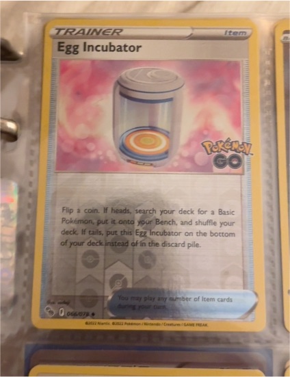 2022 Pokémon GO #066 Egg Incubator — front