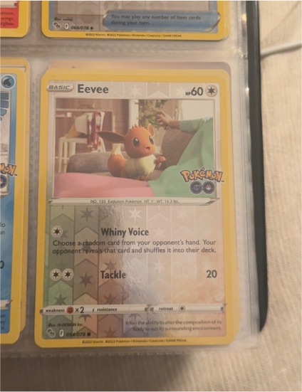 2022 Pokémon TCG Pokemon GO #054 Eevee — front