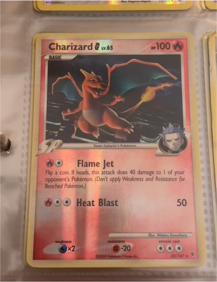 2009 Pokémon Supreme Victors #20 Charizard G — front