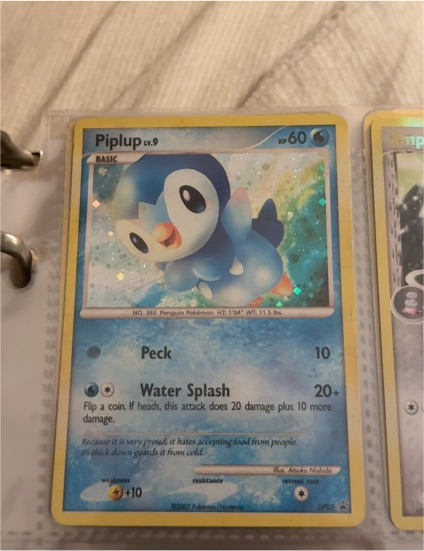 2007 Pokémon Diamond & Pearl #DP03 Piplup — front