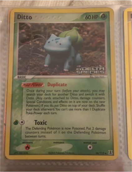 2005 Pokémon ex Delta Species #36 Ditto — front