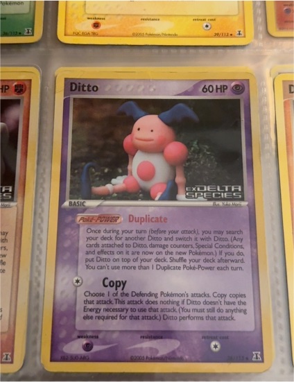 2005 Pokemon EX Delta Species #33 Ditto — front