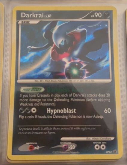2009 Pokémon Diamond & Pearl #DP52 Darkrai Black Star Promo — front