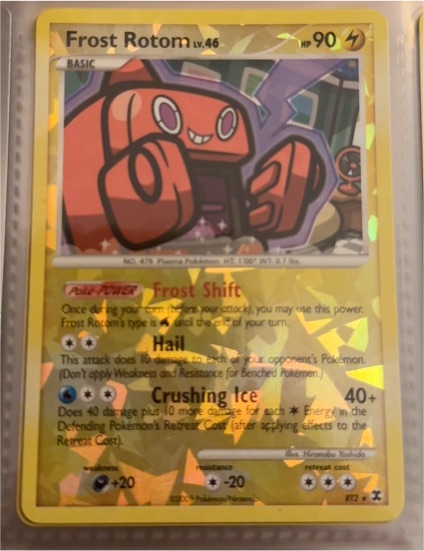 2012 Pokémon BW Plasma Freeze #12 Frost Rotom — front