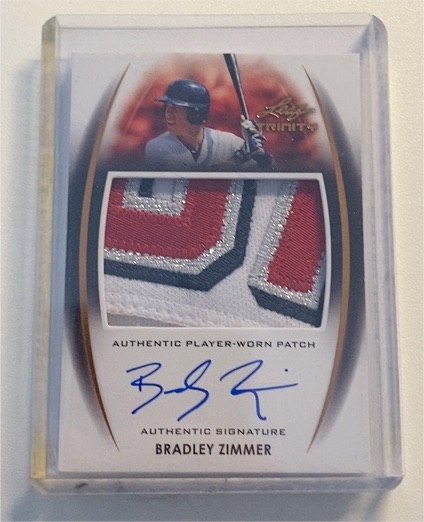2014 Leaf Trinity Bradley Zimmer Patch Auto — front