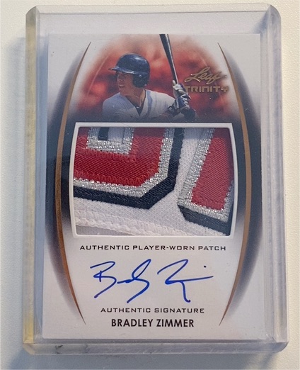 2014 Leaf Trinity Bradley Zimmer — front