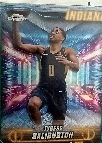 2024-25 Topps Chrome #100 Tyrese Haliburton — front