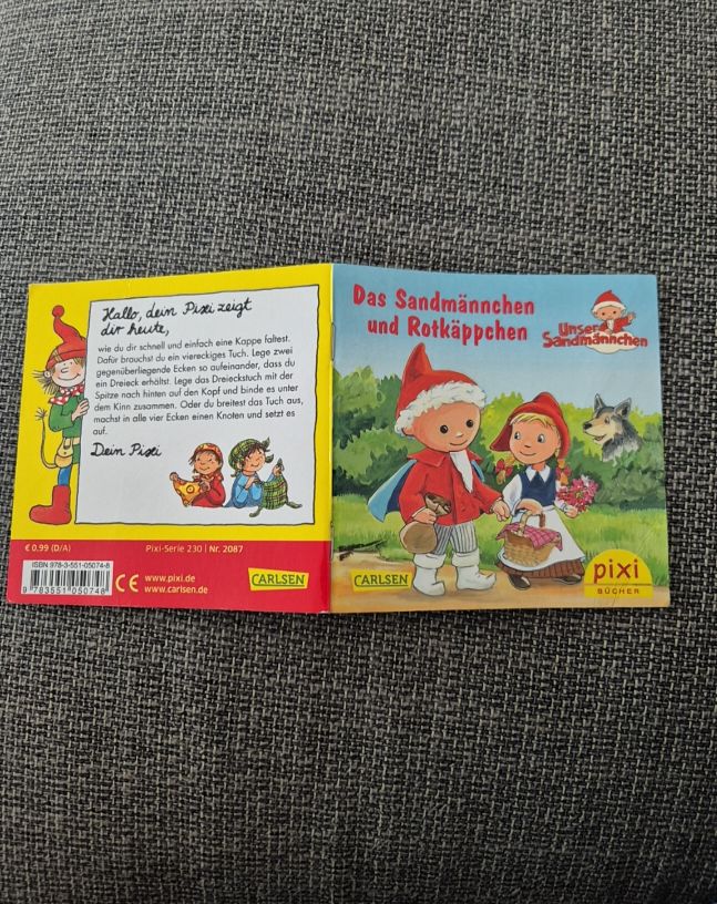 Pixi Serie 230 Nr. 2087 Das Sandmännchen und Rotkäppchen — front