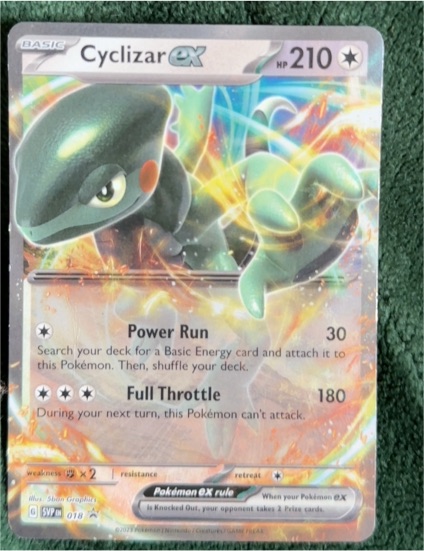 2023 Pokémon Scarlet & Violet Promo #018 Cyclizar ex — front