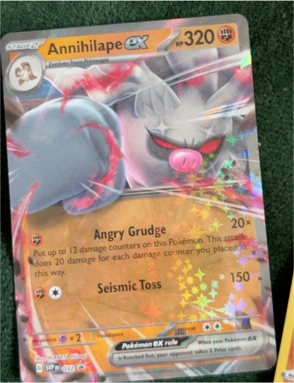 2023 Pokémon Scarlet & Violet Promo #032 Annihilape ex — front