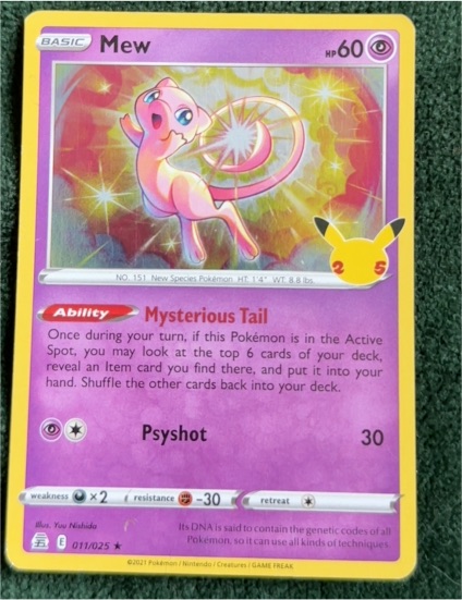 2021 Pokémon Celebrations #011 Mew — front