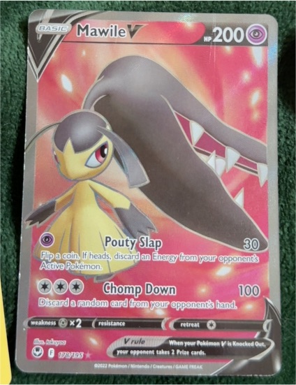 2022 Pokémon TCG Silver Tempest #178 Mawile V — front