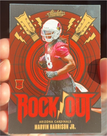 2024 Panini Absolute #RO-MHJ Marvin Harrison Jr. Rock Out — front