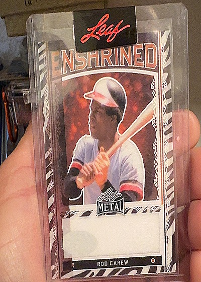 2022 Leaf Metal Enshrined Rod Carew — front