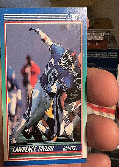 1990 Score #50 Lawrence Taylor — front