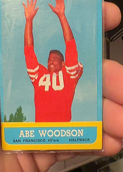 1963 Topps #141 Abe Woodson — front