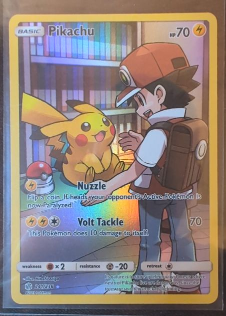 2019 Pokémon Sun & Moon Cosmic Eclipse #241 Pikachu — front