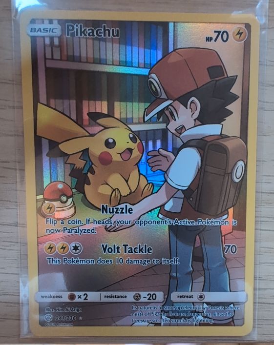 2019 Pokémon Sun & Moon Cosmic Eclipse #241 Pikachu — front