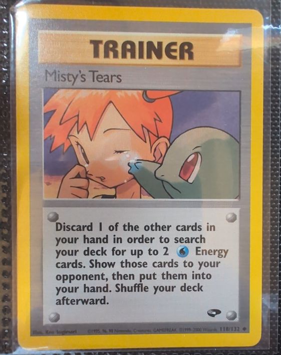 2000 Pokémon Gym Challenge #118 Misty's Tears — front
