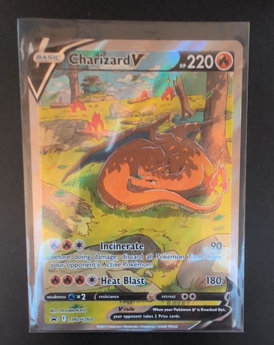 2022 Pokémon TCG SWSH260 Charizard V — front