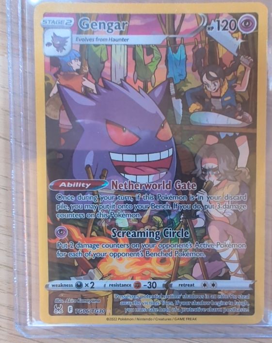 2022 Pokémon Lost Origin #TG06/TG30 Gengar — front