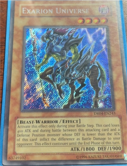 Yu-Gi-Oh! DR04-EN243 Exarion Universe — front