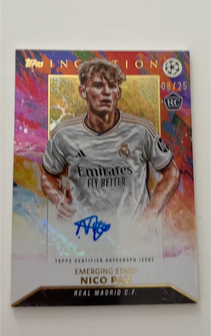 2023 Topps Inception Emerging Stars #08 Nico Paz — front