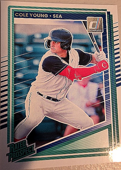 2025 Donruss #152 Cole Young Seattle Mariners — front