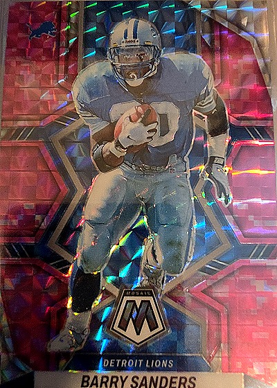 2022 Panini Mosaic #206 Barry Sanders — front