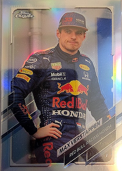 2021 Topps Chrome Formula 1 #55 Max Verstappen — front