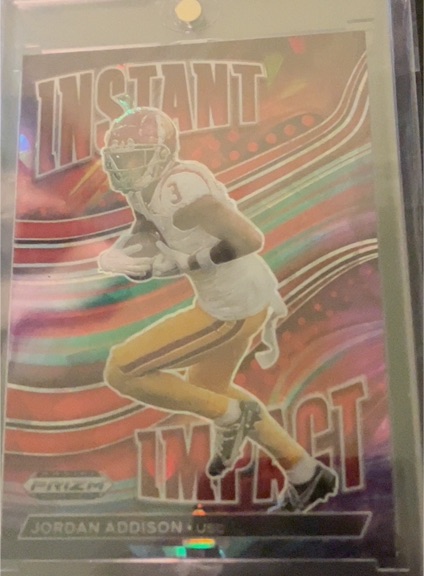 2023 Panini Prizm Draft Picks #II-9 Jordan Addison Instant Impact — front