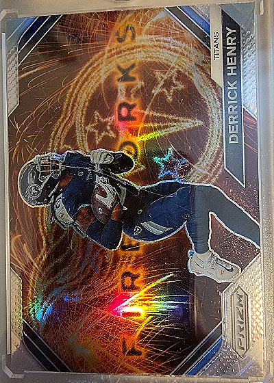 2023 Panini Prizm Football #F-11 Derrick Henry Fireworks — front