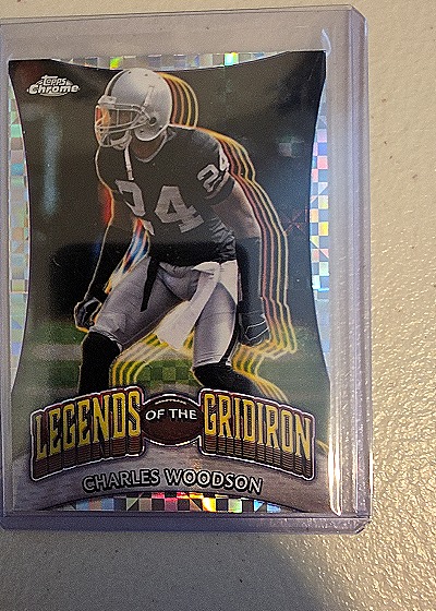 2024 Topps Chrome Legends of the Gridiron #LOG-7 Charles Woodson — front