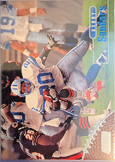 1998 Topps Stadium Club #1 Barry Sanders — front