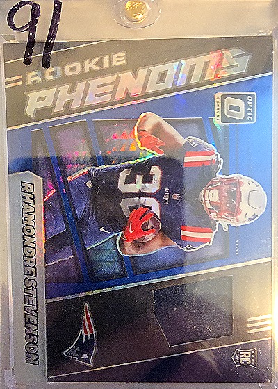 2021 Donruss Optic #RPH-37 Rhamondre Stevenson Rookie Phenoms — front