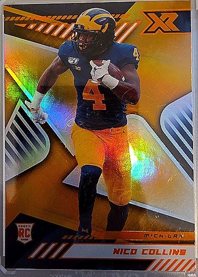 2021 Panini Chronicles Draft Picks XR #199 Nico Collins — front