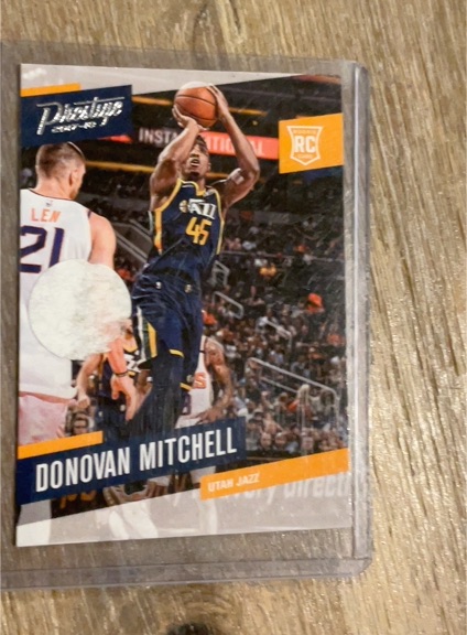 2017-18 Panini Prestige #163 Donovan Mitchell — front