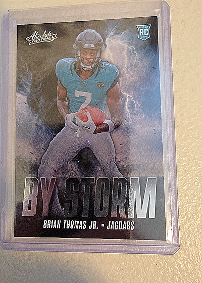 2024 Panini Absolute Football By Storm #BS-BTJ Brian Thomas Jr. — front
