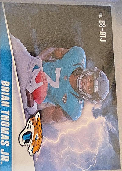 2024 Panini Absolute Football By Storm #BS-BTJ Brian Thomas Jr. — back