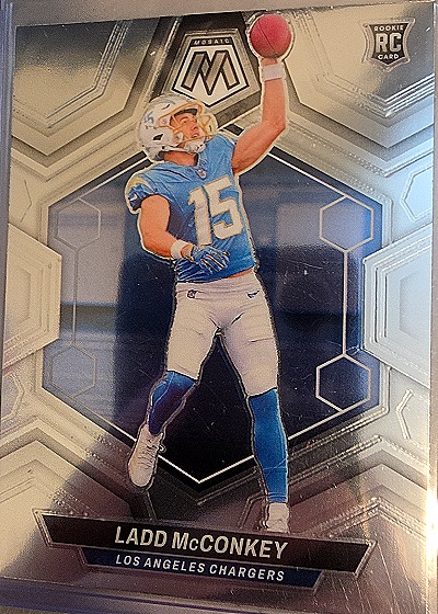 2024 Panini Mosaic #334 Ladd McConkey — front