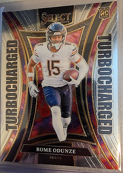 2024 Panini Select #22 Rome Odunze Turbocharged — front