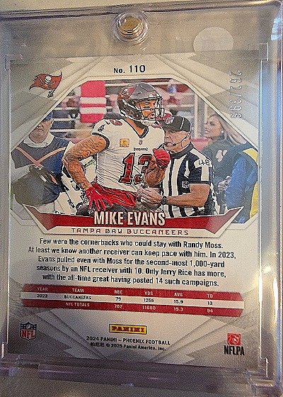 2024 Panini Phoenix #110 Mike Evans — back