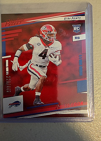 2022 Panini Prestige #347 James Cook — front