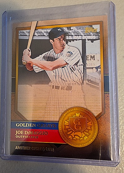 2012 Topps Golden Greats #GG-25 Joe DiMaggio — front