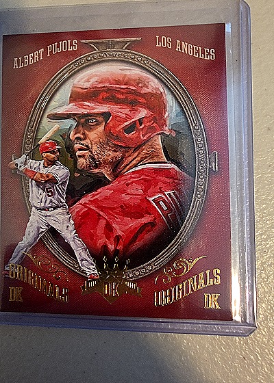 2016 Panini Diamond Kings DK Originals #DKO8 Albert Pujols — front