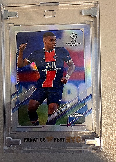 2020-21 Topps Chrome UEFA Champions League #95 Kylian Mbappe — front