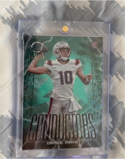 2024 Topps Resurgence #C-7 Drake Maye Conductors — front