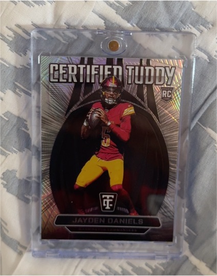 2024 Panini Totally Certified #4 Jayden Daniels Certified Tuddy — front